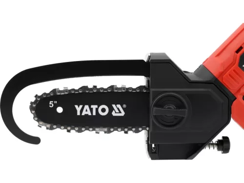 YATO Ács láncfűrész akkus 18 V, 158,5 mm, szénkefementes, akkumulátor és töltő nélkül (YT-828116)