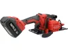 YATO Kézi körfűrészgép akkus, szénkefementes, 18 V, 140 mm, 2×4 Ah akkuval és töltővel (YT-8281185)
