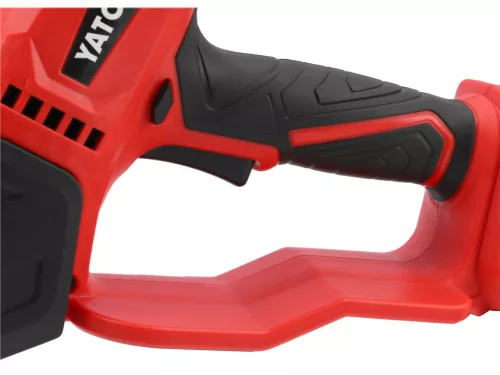 YATO Akkus mini láncfűrész 18 V, 176 mm, szénkefementes, 2 Ah akkumulátorral (YT-828133)