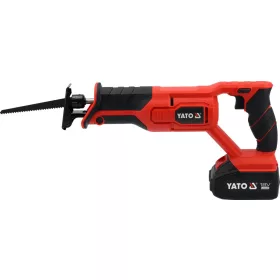   YATO Szablyafűrész akkus 18 V, szénkefementes, max. 150 mm, 4 Ah akkumulátorral (YT-828151)