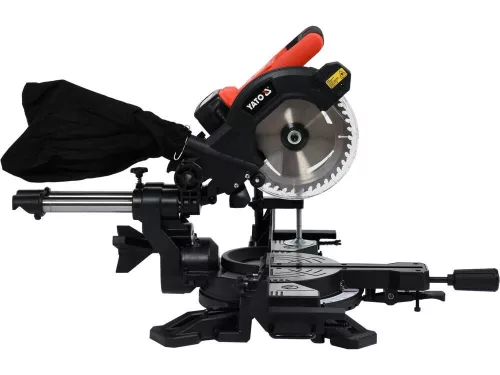 YATO Gérvágó fűrészgép akkus 18 V, húzófunkcióval és lézerrel, 185 mm, 4 Ah akkumulátorral (YT-82816)