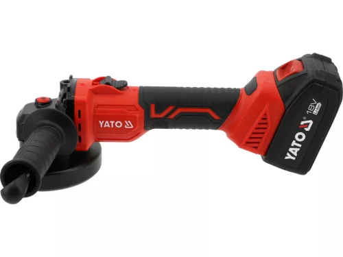 YATO Akkus sarokcsiszoló 18 V, 125 mm (1x4 Ah akku + koffer) (YT-828251)