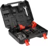 YATO Akkus sarokcsiszoló szénkefementes motorral, 18 V, 125 mm, 2×4,0 Ah akkumulátorral és kofferrel (YT-828255)