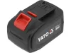 YATO Akkumulátor 18 V, 6 Ah Li-Ion, 108 Wh, YATO 18 V rendszerhez (YT-828464)