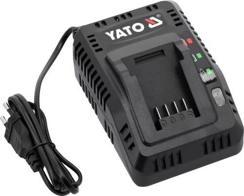 YATO Akkumulátortöltő 18 V, intelligens, 2,2 A, YATO 18 V rendszerhez (YT-828498)