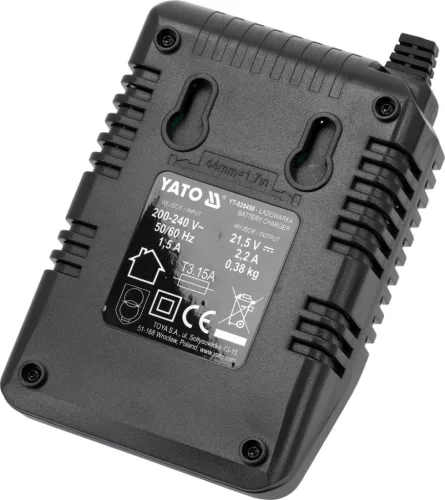 YATO Akkumulátortöltő 18 V, intelligens, 2,2 A, YATO 18 V rendszerhez (YT-828498)