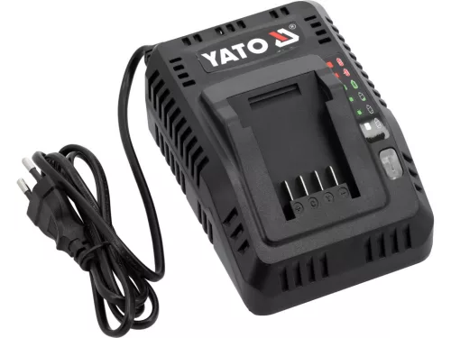 YATO Akkumulátortöltő 18 V, intelligens gyorstöltő, 4,5 A, YATO 18 V rendszerhez (YT-828500)