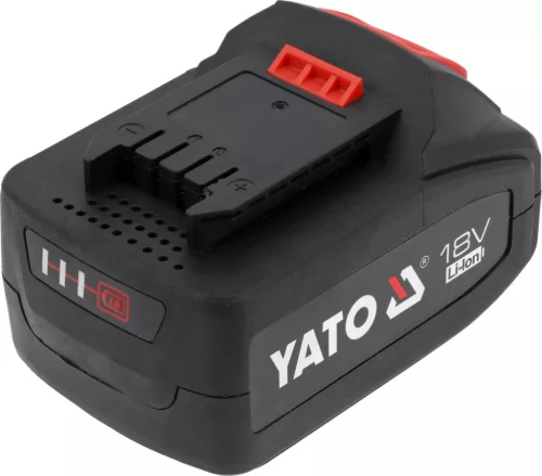 YATO Akkumulátor és gyorstöltő készlet 18 V, 2 × 4 Ah Li-Ion, 4,5 A, kofferben (YT-828510)
