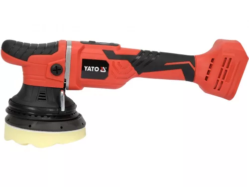 YATO Akkus orbitális polírozógép 18 V, 125 mm, akku és töltő nélkül (YT-82925)