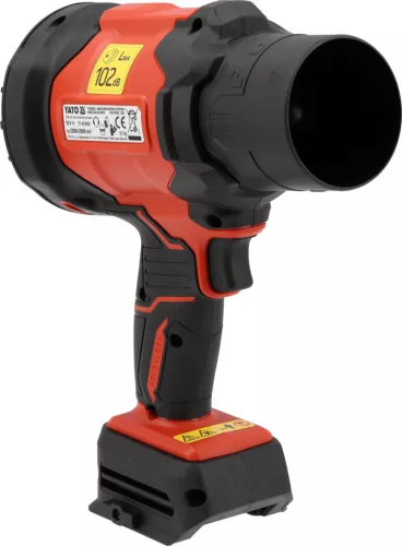 YATO Akkus légseprű 18 V, szénkefementes, 198 km/h, 11 m³/perc – géptest (YT-829383)