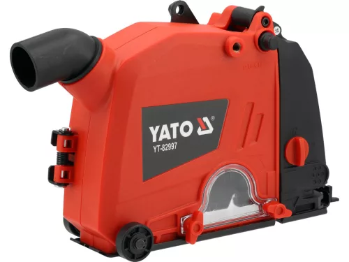 YATO Horonymaró porelszívó burkolat sarokcsiszolóhoz, 150 mm, 5–30 mm vágásszélesség (YT-82997)
