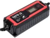 YATO Akkumulátortöltő 6/12 V, 2/4 A, LCD-kijelzővel, 5–200 Ah (YT-83000)