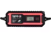 YATO Akkumulátortöltő 6/12 V, 2/4 A, LCD-kijelzővel, 5–200 Ah (YT-83000)
