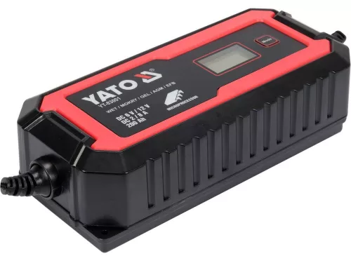 YATO akkumulátor töltő kijelzővel 6V/2A, 12V/8A (YT-83001)