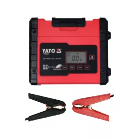   YATO Mikroprocesszoros akkumulátortöltő LCD kijelzővel, 12 V, 2/8/15 A, 5–200 Ah (YT-83003)