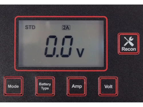 YATO Mikroprocesszoros akkumulátortöltő LCD kijelzővel, 12 V, 2/8/15 A, 5–200 Ah (YT-83003)