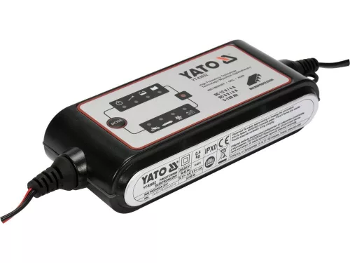 YATO Akkumulátor töltő 6-12 V / 4 A / 5-120 Ah (YT-83032)