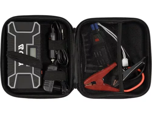 YATO Indítássegítő és powerbank 12 V, 12000 mAh, 300–500 A, LCD-kijelzővel (YT-83082)