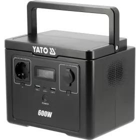  YATO Hordozható áramforrás LiFePO4 akkumulátorral, 600 W, 512 Wh, EPS funkcióval (YT-83088)