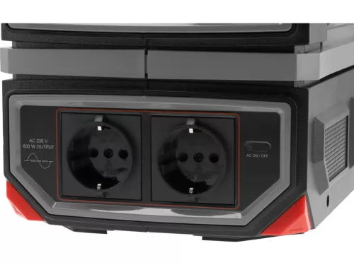 YATO Energiaállomás 600 W, 504 Wh, tiszta szinuszos inverterrel és USB-C PD gyorstöltéssel (YT-83091)