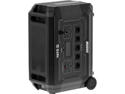 YATO Energiaállomás 3600 W, 3072 Wh, LiFePO4 akkumulátorral és EPS funkcióval (YT-83096)