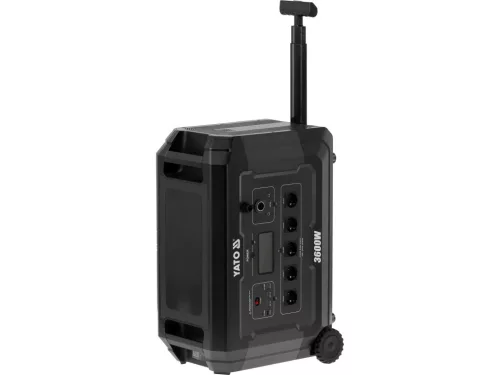 YATO Energiaállomás 3600 W, 3072 Wh, LiFePO4 akkumulátorral és EPS funkcióval (YT-83096)