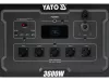 YATO Energiaállomás 3600 W, 3072 Wh, LiFePO4 akkumulátorral és EPS funkcióval (YT-83096)