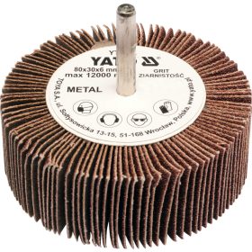   YATO Csapos lamellás, legyező csiszoló P120 80x30x6 mm  (YT-83375)
