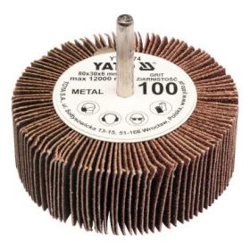   YATO Csapos lamellás, legyező csiszoló P150 80x30x6 mm (YT-83376)