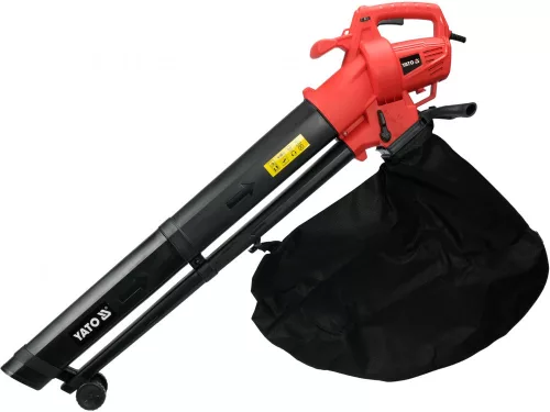 YATO Elektromos lombfúvó és lombszívó 3500 W, aprítóval, 35 l gyűjtőzsákkal (YT-85180)