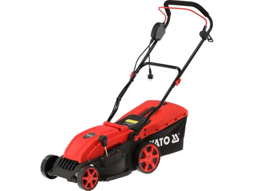 YATO Elektromos fűnyíró – 1600W, 36 cm vágásszélesség, indukciós motor (YT-852082)
