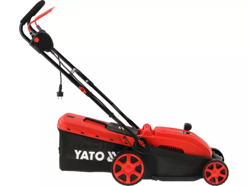 YATO Elektromos fűnyíró – 1600W, 36 cm vágásszélesség, indukciós motor (YT-852082)