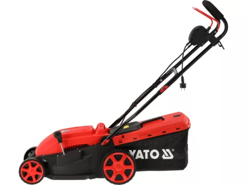 YATO Elektromos fűnyíró – 1600W, 36 cm vágásszélesség, indukciós motor (YT-852082)