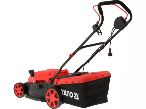 YATO Elektromos fűnyíró – 1600W, 36 cm vágásszélesség, indukciós motor (YT-852082)