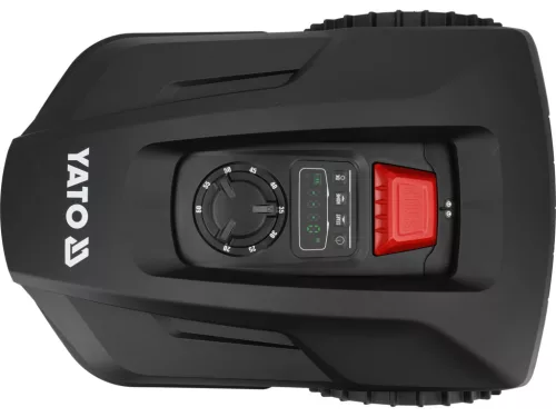YATO Robotfűnyíró 800 m² területre, Wi-Fi / Bluetooth vezérléssel, 20V 4Ah akkuval (YT-852092)