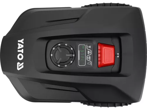 YATO Robotfűnyíró 1000 m² területre, Wi-Fi / Bluetooth vezérléssel, 20V 5Ah akkuval (YT-852093)