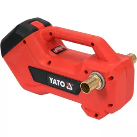   YATO Akkumulátoros víz- és olajszivattyú – 18V, 1800 l/h, 22 m emelőmagasság, 3Ah akkuval (YT-85290)