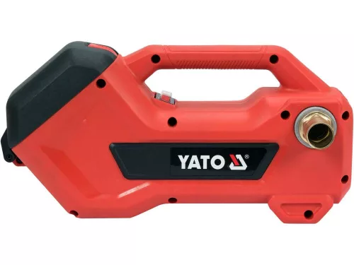 YATO Akkumulátoros víz- és olajszivattyú – 18V, 1800 l/h, 22 m emelőmagasság, 3Ah akkuval (YT-85290)