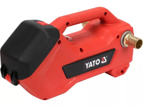 YATO Akkumulátoros víz- és olajszivattyú – 18V, 1800 l/h, 22 m emelőmagasság, 3Ah akkuval (YT-85290)