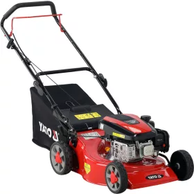   YATO Benzines fűnyíró Loncin motorral, 139 cm³, 46 cm vágásszélesség, 60 literes fűgyűjtővel (YT-85501)