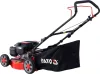 YATO Benzines fűnyíró Loncin motorral, 139 cm³, 46 cm vágásszélesség, 60 literes fűgyűjtővel (YT-85501)