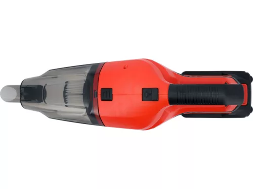 YATO Akkumulátoros kézi porszívó – 18V, 9 kPa, 150W, 4Ah akkuval és tartozékokkal (YT-85682)