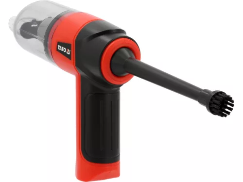 YATO Vezeték nélküli autós porszívó, mini kompresszor 7,4V,  készlet (YT-85687)