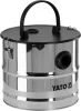 YATO Hamu- és porleválasztó tartály porszívóhoz, 18 liter, 1 m hőálló tömlővel (YT-85706)