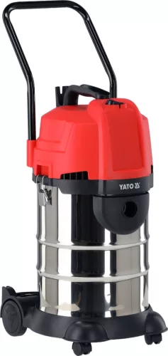 YATO Ipari porszívó glettcsiszoláshoz, ciklonos száraz-nedves, 1200 W, 30 liter, 19 kPa (YT-85712)