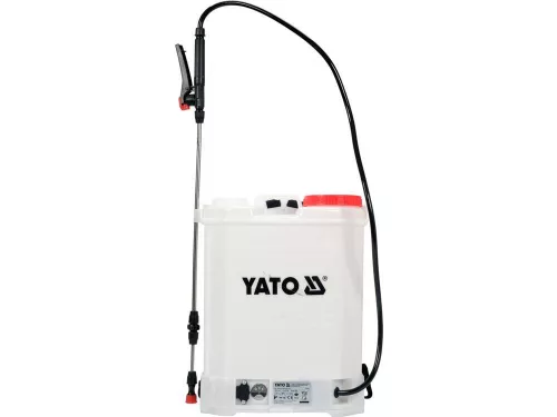 YATO Akkus háti permetező 12 V, 16 l tartállyal, napelemes töltésrásegítéssel (YT-86220)