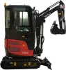 YATO Lánctalpas minikotró 1,95 t Yanmar dízelmotorral, zárt fülkével (YT-86300)