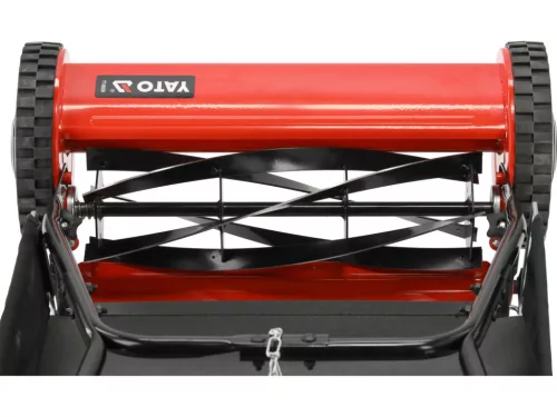 YATO Kézi hengerkéses fűnyíró 40 cm vágásszélességgel, 27 l fűgyűjtő kosárral (YT-86650)