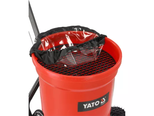YATO Kerti szórókocsi 25 kg teherbírással, rotációs fűmag- és műtrágyaszóró (YT-86715)