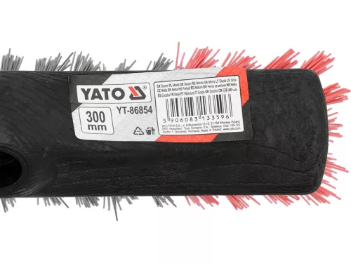 YATO Utcai seprűfej 500 mm, PET/PVC sörtékkel, kültéri takarításhoz (YT-86854)